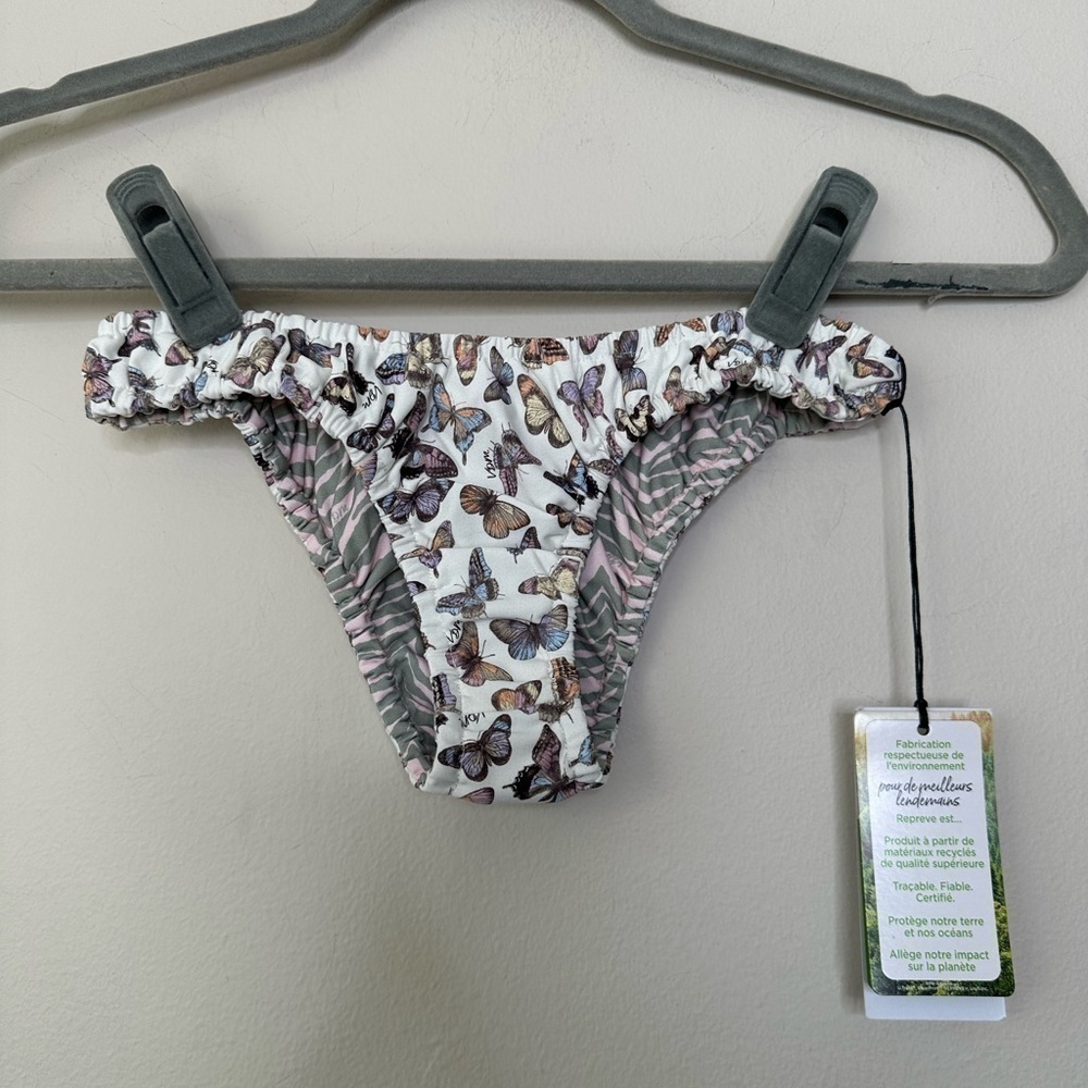 VDM Reversible Stevie Bottomwhite - Butterflies & Zebra XS NWT - Picture 3 of 8